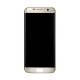 Samsung Galaxy S7 Edge scherm goud.