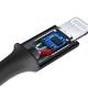 Adam Elements USB-C til Lightning kabel MFi 1,2m sort/sølv