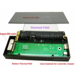  nVME SSD harddisk holder USB-C 3.1 & USB 3.0
