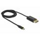 USB-C naar Displayport kabel Delock