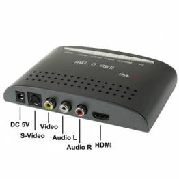  HDMI til AV + S-Video Video Converter