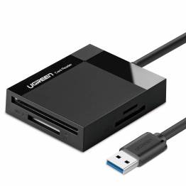 USB kort læser (SD, CF, microSD, ms)
