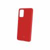 Celly Feeling Samsung Galaxy S20 Siliconen Hoesje, Rood.