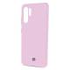 Celly Feeling Huawei P30 Pro Siliconen Hoesje, Roze.