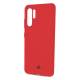 Celly Feeling Huawei P30 Pro Siliconen Hoesje, Rood.