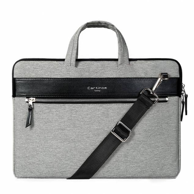 HAWEEL 13,3" Zipper håndholdt Macbook sleeve grå