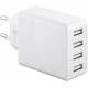 GooBay 4-poorts USB-oplader 30W - Wit