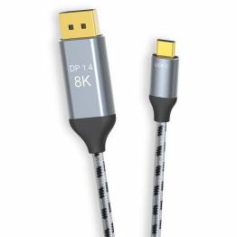 USB-C til Displayport kabel 1,5m hvid Ugreen