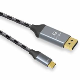 USB-C til Displayport kabel 1,5m hvid Ugreen