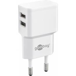  GooBay dual USB oplader 2x USB oplader (op til 12W)