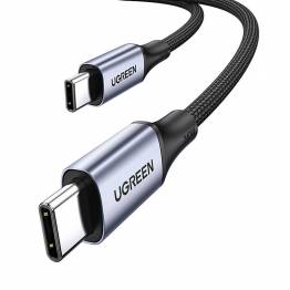 USB-C kabel Zinc alloy 1,5m hvid Max 3A Ugreen