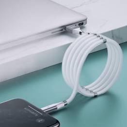  Multi oplader kabel Lightning, MicroUSB og USB-C MFi i Sort Ugreen
