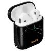 HUEX ELEMENTS AirPods hoesje - Marmer Zwart