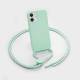 HUEX PASTELS (NECKLACE) iPhone 12 Mini cover - Spearmint