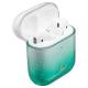 OMBRE SPARKLE AirPods hoesje - Mint