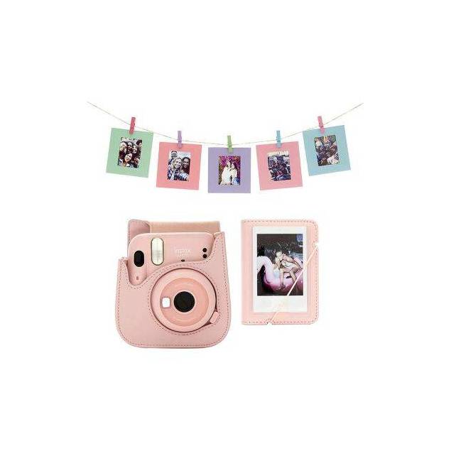 INSTAX Mini 11 Accessory Kit. Lyserød