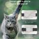 AirTag houder voor huisdieren in siliconen met botmotief - Zwart