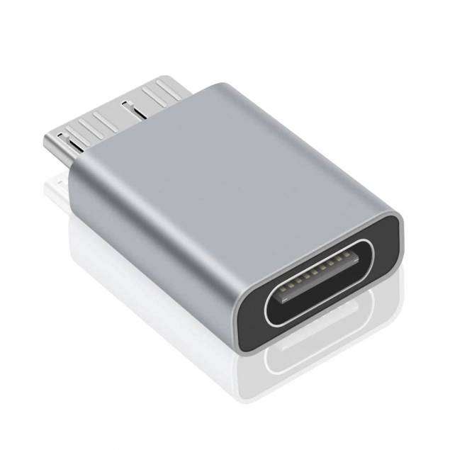 Remax MicroUSB naar USB-C adapter - Goud