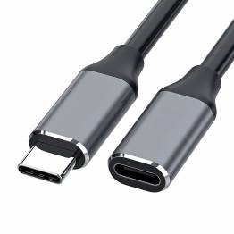 USB-C forlænger kabel 1m sort USB 3.1 v1