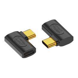 USB-C-adapter met L-hoek - 240W / 40Gbps / 8K