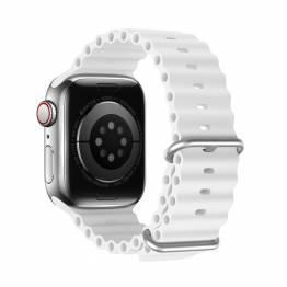  Siliconen band voor Apple Watch 38/40/41mm - Wit