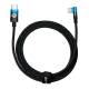 Baseus MVP stevig USB naar Lightning kabel met hoek - 2m - Rood