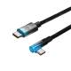 Baseus MVP stevig USB naar Lightning kabel met hoek - 2m - Rood