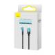 Baseus MVP stevig USB naar Lightning kabel met hoek - 2m - Rood
