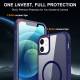 Beschermende iPhone 12 / 12 Pro MagSafe-hoesje - Blauw