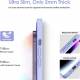 Siliconen iPhone 12 Pro hoesje met microfiber voering - Paars