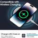Siliconen iPhone 12 Pro hoesje met microfiber voering - Zwart