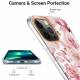 Beschermende iPhone 12 Pro Max hoesje met vingerhouder - Roze gardenia