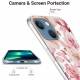 Beschermende iPhone 13 mini hoes met vingerhouder - Roze gardenia