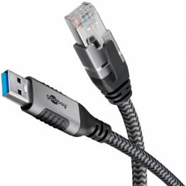 Goobay USB 3.0 naar RJ45 Ethernet netwerkkabel
