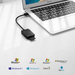  Ugreen USB 3.0-kaartlezer voor SD/MicroSD-geheugenkaarten