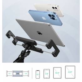  Ugreen Lazy Arm iPhone/iPad houder voor tafel en bed - 4"-12,9"