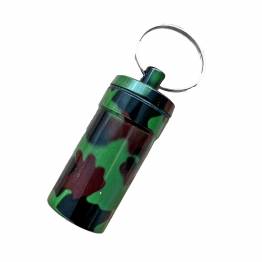 Waterdichte container voor pillen of geocaching (bizon) - Camouflage