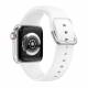 Siliconen band met metalen gesp voor Apple Watch 42/44/45/49mm - Wit