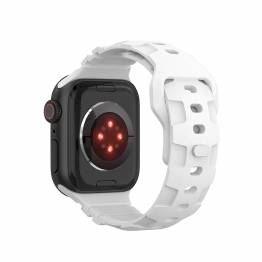  Sport siliconen band voor Apple Watch 42/44/45/49mm - Wit