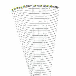 10 stuks geocaching logstroken van waterafstotend papier - 108 logs - 3cm