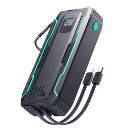 Robuuste Joyroom powerbank met Lightning en USB-C kabels - 20.000mAh - 22,5W