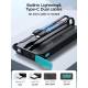Robuuste Joyroom powerbank met Lightning en USB-C kabels - 10.000mAh - 22,5W