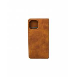 iPhone 14 cover med kortholder - Brun