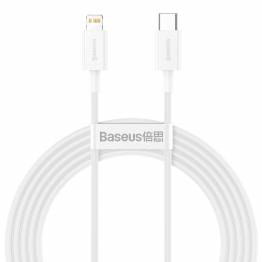 Baseus Superior USB-C naar Lightning kabel - 2m - Wit