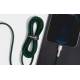 Baseus Metal stevige geweven Lightning kabel - 1m - Groen/Grijs