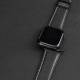 DUX DUCIS Apple Watch leren band 42/44/45/49 mm - Zwart