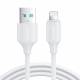 Joyroom USB naar Lightning kabel - 1m - Wit