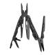 NexTool Black Knight multitool 11-in-1 met 9 bits - Zwart