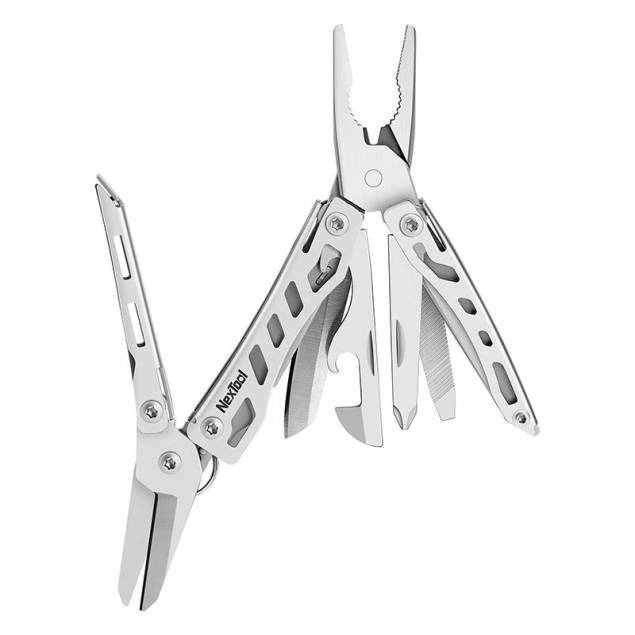 NexTool mini multitool 12-in-1 - Zilver