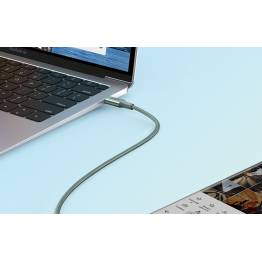  Ugreen robuust USB-C oplaadkabel - 1m - 100W PD - Groen